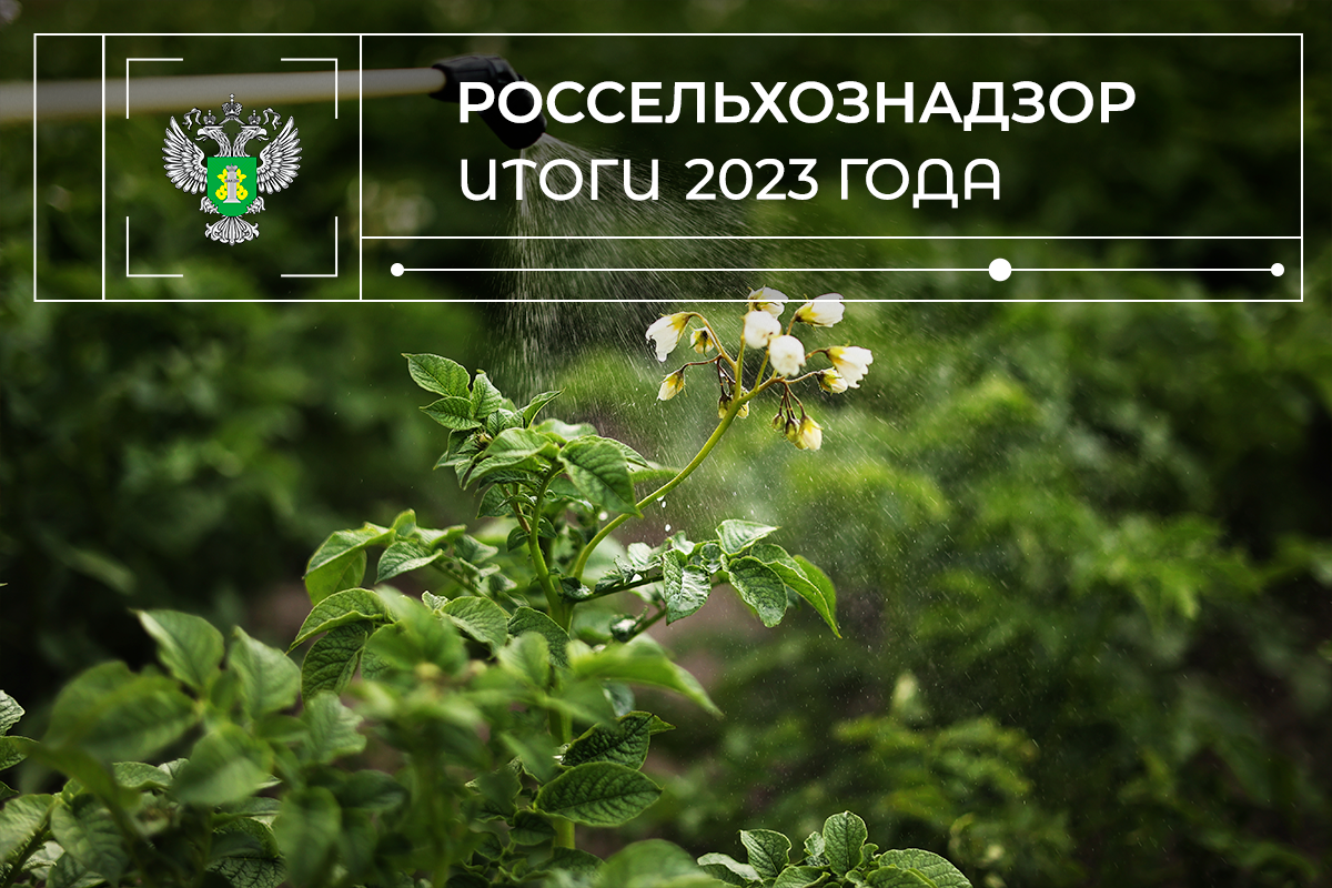 Итоги 2023 года: Контроль за обращением с пестицидами и агрохимикатами, ФГИС  «Сатурн»